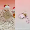 Cubo de oro puro 999, colgante de oro cada vez más popular, serie de cachorros de yeso rosa, cordón, generador de tráfico para transmisiones en vivo de TikTok