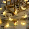 Luzes de Corda para Ambiente de Acampamento ao Ar Livre Tenda de Dossel Configuração Luzes de Estrela Barraca de Feira Noturna Luzes Coloridas Luzes de Corda Piscantes Céu Estrelado