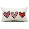 Funda de Almohada para el Día de San Valentín Transfronteriza, Decoración de Ambiente Festivo, Funda de Cojín para Sofá del Hogar, Funda de Cojín para Dormitorio con Estampado de Amor