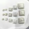 6mm ~ 25mm turquesa sintética quadrada acessórios por atacado fabricantes de turquesa acessórios turquesa para DIY