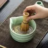 Set de Palillos para Té Hechos a Mano Estilo Japonés Hengfei Tazón de Cerámica para Ceremonia de Café Matcha Pincel de Papel para Preparar Matcha
