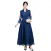 Elegante Vestido de Noche para Banquetes 2026 Nuevo Estilo Verano Adulto Encaje Sudeste Asiático Ebay Vestido Largo para Mujeres