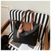 Bolsa de Tela de Nylon de Gran Capacidad Transfronteriza para Mujer, Bolso Cruzado Versátil Nuevo 2025 Casual para Hombro o Axila, Bolso Tote de Alta Gama