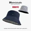 Chapéu de Pescador Reversível para Mulheres de 26 Anos, Novo Estilo Primavera/Verão, Xadrez e Cor Sólida, Chapéu Bucket Versátil para Proteção Solar, Fashion para o Dia a Dia