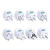 Adaptador global de productos de fábrica transfronterizos: Enchufe adaptador de viaje estándar del Reino Unido a estándar de la UE, estándar de EE. UU. a estándar australiano, estándar alemán a estándar de la UE