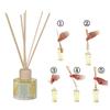 Em estoque atacado não inflamável aromaterapia rattan vara volátil fragrância óleo essencial fragrância acessórios vara de rattan natural rattan verde