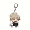 Novo estilo mágico de volta à guerra periférico acrílico chaveiro cross-border bonito desenho animado cinco Wu Fu Black Hui pingente personalidade