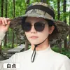 Sombrero de Pescador Camuflado de Fábrica con Malla Transpirable y Ala Ancha, Sombrero de Protección Solar para Hombres y Mujeres, Sombrero para el Sol para Exteriores y Senderismo, En Stock