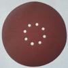 Papel de Lija al Vacío con Agujeros de 9 Pulgadas y 8 Agujeros Aspiración 225mm Disco de Lija Flock para Pulir Paredes Respaldo de Papel de Lija