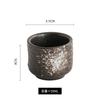 Jarra de licor de estilo japonés Jarra de licor de cerámica para el hogar Traje de jarra de licor creativa Dispensador tamaño pequeño Utensilios para vino Copa pequeña para beber