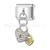 Colgante de Amor Venta Caliente Transfronteriza Módulo de Pulsera Combinable Empalmable de Sección Única 9 mm Pulsera Módulo Adornos de Mano DIY Lindos Venta al por Mayor