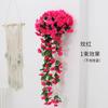 Venta al por mayor transfronteriza para interiores, hogar, accesorios de boda, decoración de pared, flor artificial, sala de estar, colgante de pared, simulación de plástico, Violeta