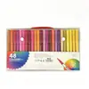 Plumas de Acuarela de Doble Punta con Barriles de Colores, Set de Plumas de Arte para Niños, Lavables, Ecológicas, Pintura Artística para Estudiantes, Acuarela a Base de Agua