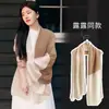Estilo K de Bufanda Versátil con Letras Oversize de Algodón y Lino para Primavera y Otoño Chal de Invierno para Mujeres de Estilo Literario Bufanda de Seda Coreana para Mujer