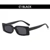 Moda europea y americana 2021 nuevas gafas de sol cuadradas con flores simples y cómodas gafas de sol ins gafas de sol de moda transfronterizas