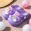 Fábrica direta verão chinelos infantis meninos e meninas sandálias antiderrapante atacado crianças bebê buraco sapatos desenhos animados bonito
