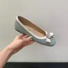 ¡Aumento de altura oculto de 3 cm! Zapatos Planos Suaves Estilo Coco Chanel Versátiles Estilo Coreano con Lazo Bailarinas Estilo Hada Elegante Cómodos Individuales