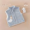 Chaleco nuevo de otoño e invierno para niños, clase A, chaleco grueso, ropa exterior, chaleco cálido para bebés, abrigo acolchado de algodón.
