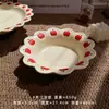 Conjunto de tigela e prato foscos pintados à mão estilo Ins, pratos de cerâmica de alto valor, tigelas para uso doméstico, tigelas de sopa, tigelas de ramen, pratos de jantar, louças