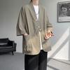 Cardigan Protetor Solar de Alta Qualidade para Exterior de Secagem Rápida 2025 Novo Verão Casual Seda Gelo Fresco Solto Plus Size Camisa