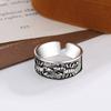 Anillo de Escorpión Vintage Moda para Hombre y Mujer Personalizado Nuevo Hip-Hop Dominante Antiguo Anillo de Dedo con Abertura Suministro de Comercio Exterior