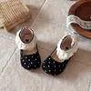 Zapatos de Encaje Mary Jane de Moda y Dulces para Niña Modelo Nuevo Otoño/Invierno 2026 Zapatos de Suela Suave con Velcro para Niñas Jóvenes