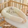 Parachoques para Cuna de Recién Nacido, Protector Anticolisión para Bebé, Bolsa Suave, Tira Larga, Almohada Cilíndrica Calmante, Barandilla Protectora para Dormir de Lado para Niños