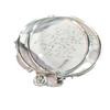 Pulseira Sino Caizi de Anel Duplo Estilo Simples Feminino Design Ins de Luxo Leve Pulseira de Prata Masculina e Feminina Pulseira Elegante de Alto Nível