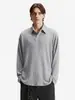 Camisa Polo Rayada Vertical Texturizada Estilo Old Money Cattee para Hombre y Mujer, Nuevo Top Casual de Punto Simple Tendencia de Primavera
