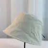 Chapéu Novo Estilo Japonês de Aba Curta Chapéu Balde Primavera e Verão Proteção Solar Chapéu de Pescador Casual Versátil Chapéu Balde Dobrável Cor Sólida
