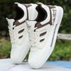 Zapatillas de Marca para Hombre Otoño e Invierno 2025 Nuevos Zapatos Blancos Cubiertos de Cuero Zapatos Deportivos y Casuales de Moda para Hombre Transfronterizo