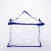 Bolsa de PVC transparente con cremallera para cosméticos, bolsa de viaje portátil, impermeable, para embalaje de cosméticos