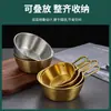 Tazón Coreano de Acero Inoxidable 304 para Vino de Arroz, Tazón para Arroz, Tazón para Vino de Arroz con Asa, Tazón Especial para Vino Caliente y Frío para Restaurantes, Tazón para Cocinar