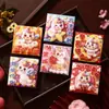 Crescimento Feliz Desenho Animado Envelopes Vermelhos Atacado Personalizado Criativo Ano do Carneiro Novo Estilo Efeito Pele Sintética Pacote Vermelho 2027 Fofo