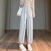 Pantalones para Mujeres Embarazadas Otoño Nuevo Ajustables Arroz Pegajoso Pierna Ancha Ropa Exterior Adelgazantes Casuales Combinan con Todo Pantalones Harlan Rábano