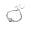 Pulseira Colorida de Zircônia Retrátil Leve Luxo Retrô Versátil Design de Nicho High-End para o Dia a Dia Joia de Mão Atacado para Mulheres