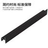 12cm Cartão Bordo Borda da Porta Divisória de Banheiro Painel de Porta Instalação Liga de Alumínio Cor de Aço H-Shaped Batente de Porta Tira Atacado