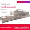 Indústria de catering fast food equipamentos de aquecimento por microondas grande cabine quadrada hospital lancheira aquecimento forno de microondas em estoque