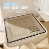 Cojín de asiento de lino para todas las estaciones, ventilado y transpirable, adecuado para sentarse a largo plazo en la oficina, silla de estudiante, cojín antideslizante para glúteos