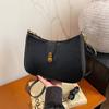 Bolsa de ombro feminina estilo coreano simples retrô 2025 nova bolsa quadrada pequena da moda para deslocamento estilo ocidental bolsa de ombro transversal