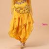 Traje de danza india para adultos, traje de actuación, nuevo traje de práctica de danza del vientre, gasa, pantalones giratorios Phnom Penh