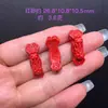 Acessórios Pixiu de Sândalo Vermelho de Alto Teor Natural, Pixiu de Cinábrio Vermelho, Pulseira de Sândalo Vermelho com Fio Vermelho Atacado