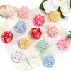 Nova Flor de Resina com Cravação de Diamantes, Argila, Contas de Bola de Diamante, Material para Pulseira DIY, Caneta com Contas, Acessórios de Joias, Venda por Atacado