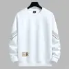 Sudadera con capucha casual de cuello redondo de 280 g para hombre, estilo primavera y otoño, holgada, versátil, moderna, jersey
