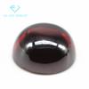 Fábrica Directa anillo redondo plano liso de Granate circón superficie piedra desnuda piedra artificial hemisférica brillante blanca piedra CZ