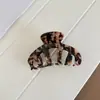 Grampo de Cabelo Acetato Espessado de Grande Capacidade Estilo Coreano, Moderno, Elegante, Suave, Simples, Presilha de Cabelo de Alta Qualidade