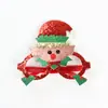 Gafas Navideñas de Venta Caliente Transfronterizas Dibujos Animados Decoraciones Navideñas 3D Monturas de Gafas para Adultos y Niños Disfraces Festivos