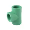 Fornecido Diretamente pelo Fabricante, Conexões para Tubos de Aquecedor de Água PPR, Cotovelo Reto, Tê, 1/2 Polegada, Tubo de 3/4 Polegada, Rosca Interna, Rosca Externa, Espessado