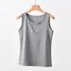 Chaleco de punto sin mangas para mujer de Tencel Lyocell para verano, diseño elegante para llevar solo o como capa base, top de capa base para mujer, venta al por mayor