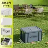 Caixa de Armazenamento para Camping Grande Capacidade Caixa de Armazenamento Espessa para Camping Estilo Industrial Caixa de Turnover para Porta-malas de Carro de Mudança Diversos